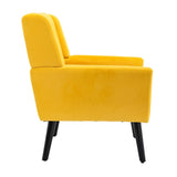 Modern Soft Velvet Material Ergonomics Accent Chair Living Room Chair Bedroom Chair Home Chair With W676P313940