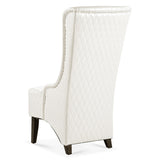 23.03" Wide Faux Leather High-Back Accent Chair, Comfy High Wingback Chair, Living Room Chair with W68057037