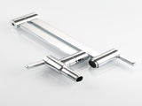 Brass Wall Mounted Foldable Faucet Double Handles Fuacet Cold Water Kitchen Tap Chrome 68951116