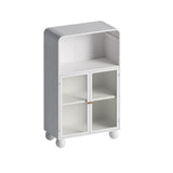 45.28" H Cabinet, Bathroom Floor Cabinet with Glass Door and Shelves, Freestanding Display 45058171