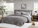 Full/Queen Fur Down Alternative Comforter Mini Set B03595061