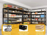 72" H Garage Shelving Heavy Duty 1500 LBS 5 Tier Storage Shelves Adjustable Shelf Rack for Garage 98402706