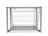 Large Stackable Slide-Out Drawer Organizer, Satin Nickel, 15 x 10 x 9.3 in 74533296