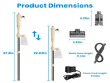 Electric Aquarium Gravel Cleaner, 137GPH Fish Tank Vacuum Cleaner, Extendable Tube 22.83in to 89110847