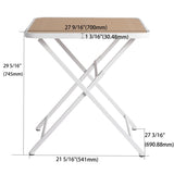 Summer - Modern folding square table- indoor and outdoor multi-functional table- polypropylene W3450P323340