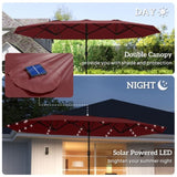 Outdoor beach umbrella/Double-Sided Sun Umbrella 42494965