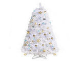 6ft 845 Branches Hanging Tree Structure PVC Material White Round Head 300 Lights Cool Color 8 Modes 76942325