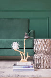 Aluminum Candle Holder with Marble Stand, 8x5x15" W2078P172361