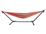 Portable Outdoor Polyester Hammock Set Red 10453484