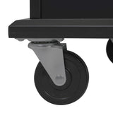 Kitchen Island with Drop Leaf, 53.9" Width Rolling Kitchen Cart on Wheels with Internal Storage Rack WF312383AAB