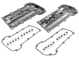 Pair Aluminum Engine Valve Cover Left & Right with Gasket Replacement for Jaguar S-Type 3.0L 25707937
