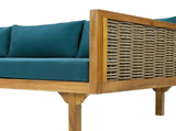 CLAREMONT 3 SEATER DAYBED WITH RATTAN ARMS N770P205570T