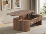 47" Modern Lift Top Coffee Table with Hidden Storage 75155729