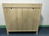 42.5" Tall Rattan Shoe Cabinet with Doors, 6-Tier Shoe Storage Cabinet with Adjustable Shelves, W808P415446