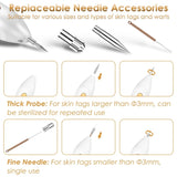 Skin Tag & Wart Removal Pen 9-Level Electric Remover Tool Kit w/ 5 Disposable Needles Reusable 39936682