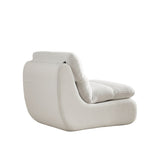 Modern Compressed Lounge Chair with Ottoman, Cozy Corduroy Recliner for Small Spaces, Living Room, 15564665