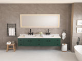 72 x 32 Inch LED Bathroom Mirror, Wall Mounted Vanity Mirror, Anti-Fog, Memory, 3 Colors, Stepless W2287P357207