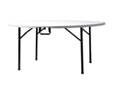 48inch Round Folding Table Outdoor Folding Utility Table White 52514131