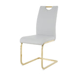 Modern Dining Chairs with Faux Leather Padded Seat Dining Living Room Chairs Upholstered Chair with W210P164980