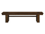 Transitional Walnut Finish Wooden Bench 1pc Casual Contemporary Dining Furniture B01156181