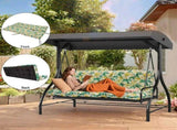 Outdoor Swing Cushions 63 Inch, Waterproof 4" Thick Porch Swing Cushion Replacement with Backrest 00865414