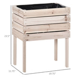 Wooden PlanterFlower shelf,Wood Planter Box 03122294