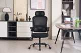 ZNTS Ergonomic Mesh Office Chair, High Back Desk Chair with 3D Armrests, Up&Down Lumbar Support, Swivel W1622P196280