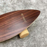 Surf-Inspired Wooden Balance Board with Wheel Enhance Core Strength, Stability, and Fun for 87767321