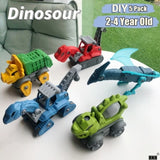 5 Pack Take Apart Dinosaur Set with Electric Drill, Construction Building Toy for Boys, Ideal Xmas 86519438