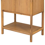 U_STYLE Sophisticated Oak Veneer Cabinet with multiple storage functions,Suitable for N711P210122A