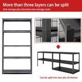 78"H 5 Tier Metal Shelves for Storage Shelving 2000LBS Heavy Duty Storage Shelves Adjustable 77724756