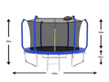 10FT Trampoline with Basketball Hoop, ASTM Approved Reinforced Type Outdoor Trampoline with W1163P446881