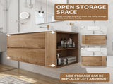 36" Wall Mounting Bathroom Vanity, Soft Close Drawer W999P168519