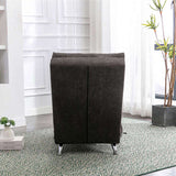 COOLMORE Linen Massage Chaise Lounge Indoor with Remote Control,Ergonomic Electric Massage Long W39539626