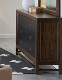 Six-Drawer Dresser, No Assembly Required, Two-Tone Finish B108P163823