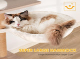 Cat Tree with Litter Box Enclosure - Modern Cat Condo with Scratching Posts, Feeding Bowl & W1687P304380