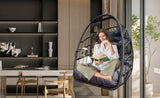 ZNTS Swing Hammock Egg Basket Chairs Without Stand Indoor Outdoor, UV Resistant Cushion Hanging Chair, W2707P184373