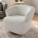 wivel Barrel Chair, Fully Assembled Accent Lounge Sofa with 360-Degree Base, Oversized Upholstered B082P232937