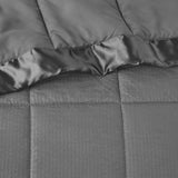 Oversized Down Alternative Blanket with Satin Trim B03598527