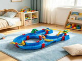 Kids Activity Play Waterway, Outdoor Summer Water Park Playset with 39PCS Accessories for Backyard 33141950