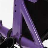 Outdoor Rolling Rollator Walker 9.5" All-Terrain Wheels, 6-Level Adjustable , Foldable, 22927300
