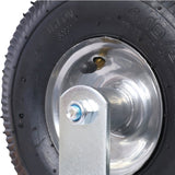 4PCS 10IN CASTER pneumatic tire, Caster Wheel, Swivel Plate, Steel Hub with W465130466