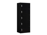 5-Shelf, 5-Door Multipurpose Cabinet, Multiple Colors 79582468