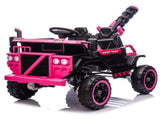Kids Electric Ride-On Car Spacious 3-Seater, Powerful 4-Motor Drive, Parental Remote Control, LED W1578P297860