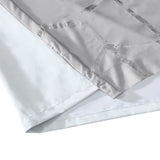 Total Blackout Metallic Print Grommet Top Curtain Panel Pair B035129663