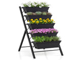 5-Tier Vertical Raised Garden Bed with Removable Planter Boxes & Drip Trays 82255358
