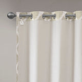 Printed Ikat Blackout Patio Curtain B03599827