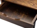 Set of 2 Mid Century Wood Side Table, End Table with 1 Storage Drawer, Nightstand for Bedroom Living W2181P144024
