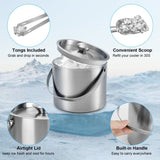 3L Ice Holder Ice Double-Wall Stainless Steel Insulated Ice Bucket 3L Ice Holder Ice 51296578