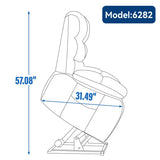 Lift Recliner Chair Heat Massage Dual Motor Infinite Position Up to 350 LBS Large Electric Power 80114935